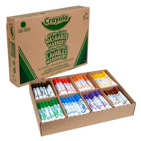 Crayola 10-Color Marker Classpack - Fine Marker Point - Assorted