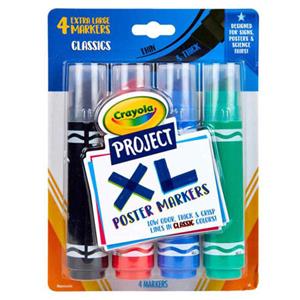 Crayola Take Note! Dry Erase Markers Asst Chisel 4Pk - North Central  College Campus Store