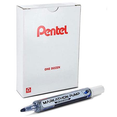 PENTEL WHITE BOARD MARKER 4 Assorted Color Chisel Tip Dry Erase Markers  w/Eraser