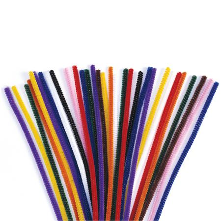 BKL Ø 14mm pipe cleaners, chenille wire, colorful 50 cm