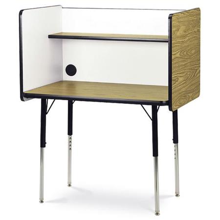 New - 36” Wide Library Carrel Desk, Various Colors