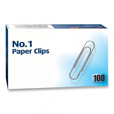 Stainless Steel Paper Clips (50-Pack), Fasteners, Conservation Supplies, Preservation