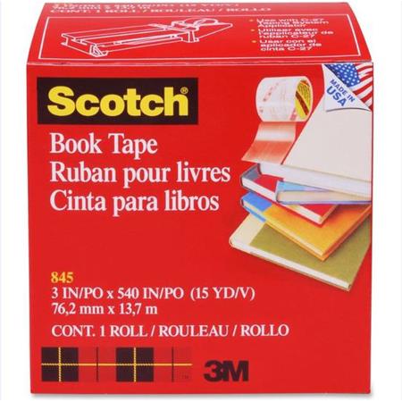 3M 845 Book Tape 1-1/2 inch x 15 yards
