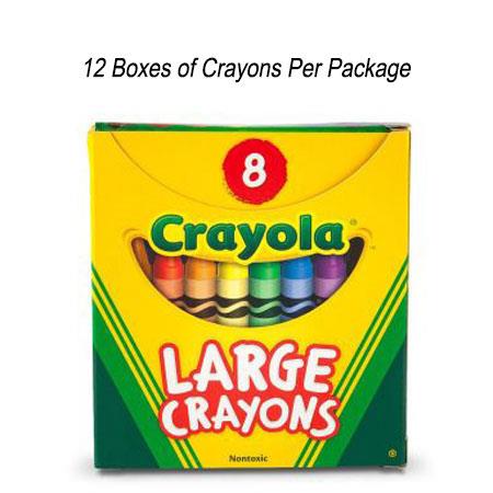 Crayola Crayons 16 per Box (Pack of 12) 192 Crayons in Total