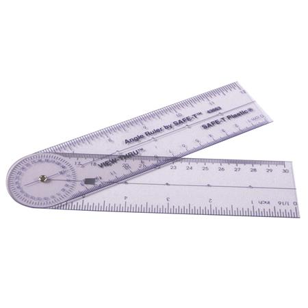 12 Plastic Transparent Ruler